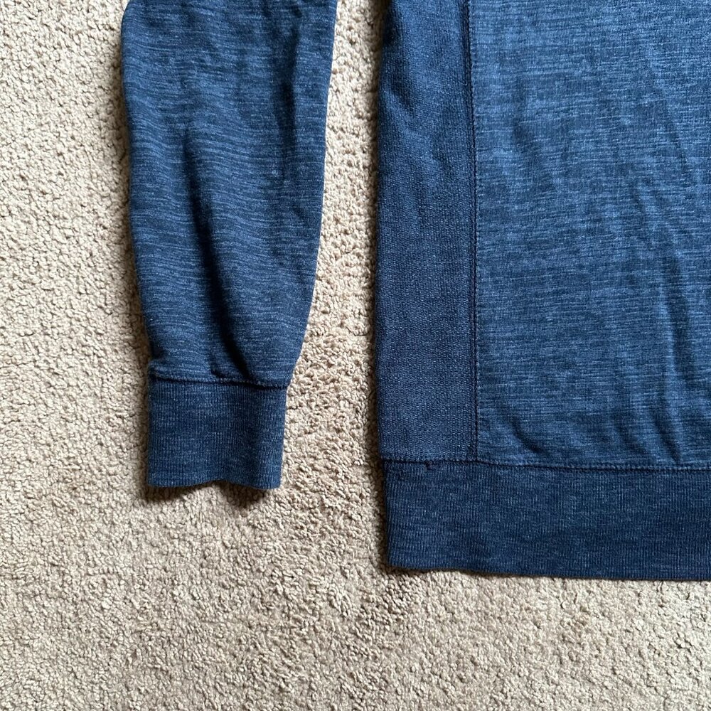 Champion Sweater Mens Large Crewneck Pullover Blue Long Sleeve - Picture 5 of 11